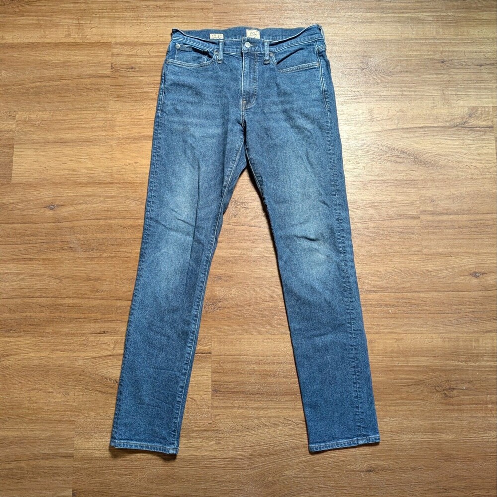 J. Crew 1040 Jeans Actual 29x32(32x31) Stretch Athletic Fit Denim Tapered Leg